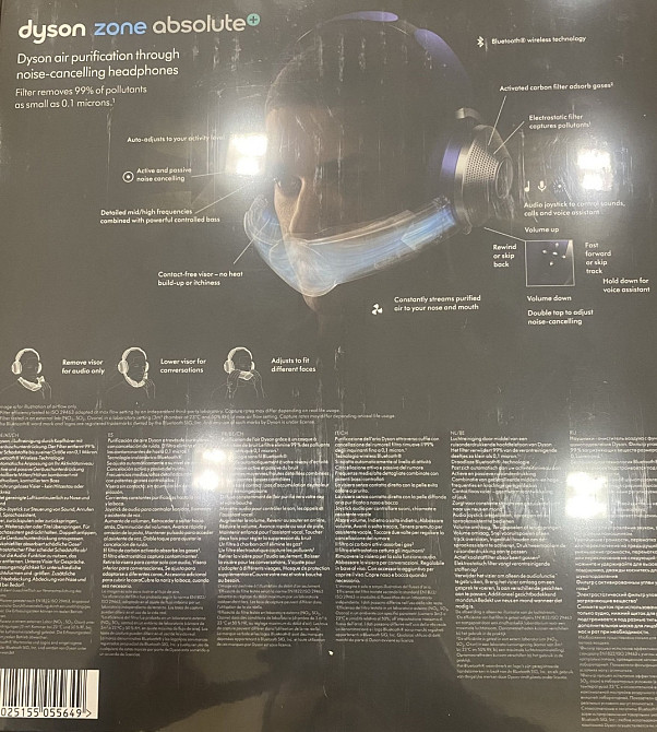 Наушники  Dyson Zone Absolute Prussian Blue/Bright Copper. Харьков - изображение 2