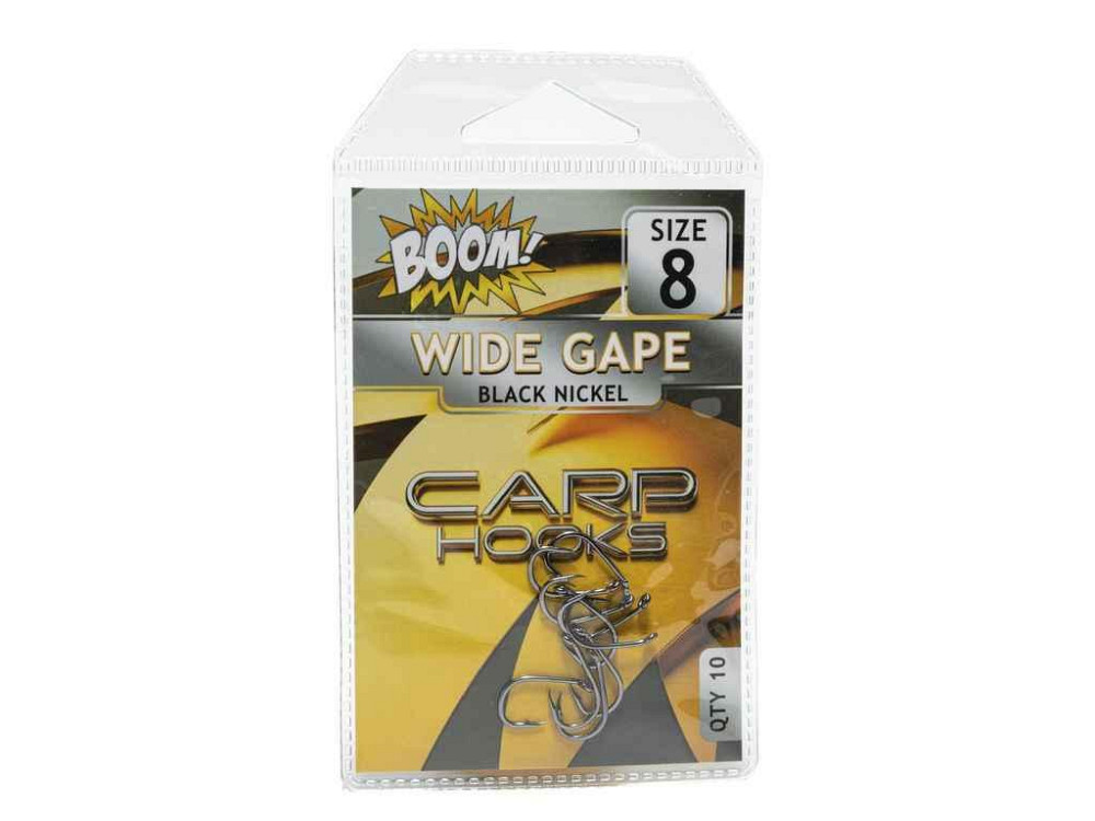 Гачок для мирної риби Wide Gape №4 (10 шт/уп) (Teflon) ТМ BOOM Київ - фото 1
