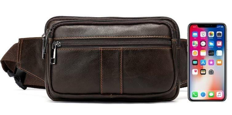 Сумка на пояс Коричневая (Vintage) Киев - изображение 4