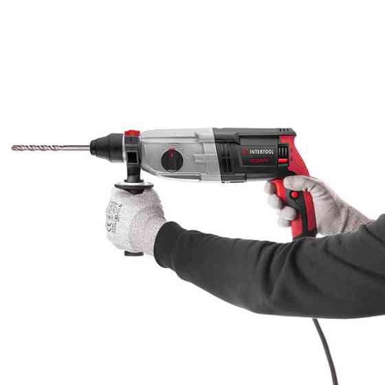 Перфоратор INTERTOOL WT-0172, 1,0 кВт, 3,2 Дж, 0-1300 об./хв, 0-5100 уд./хв — трирежимний мережевий перфоратор Львів