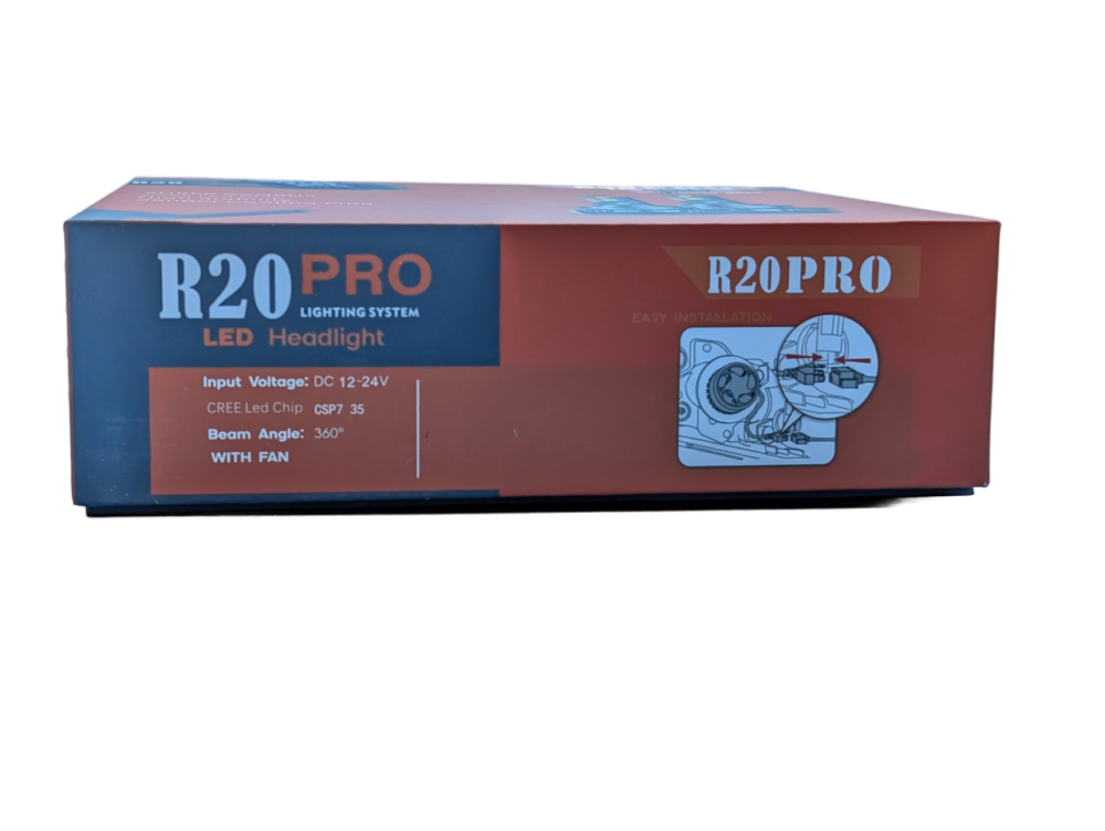 Комплект світлодіодних ламп R20 H4 100W Canbus 6000K 12/24V Харків - фото 7
