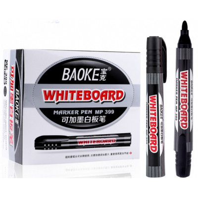 Маркер Baoke для сухостираємих дощок, 2.5 мм чорний (MARK-BOA-BAOMP399AB) Вінниця - фото 2