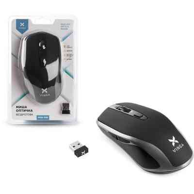 Мишка Vinga MSW-909 Silent black-grey Вінниця