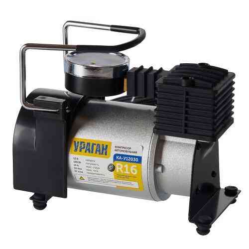 Компрессор Ураган KA-У12030 150 psi, 14 Ампер, 37 л, с прикуривателем и переходником Харьков