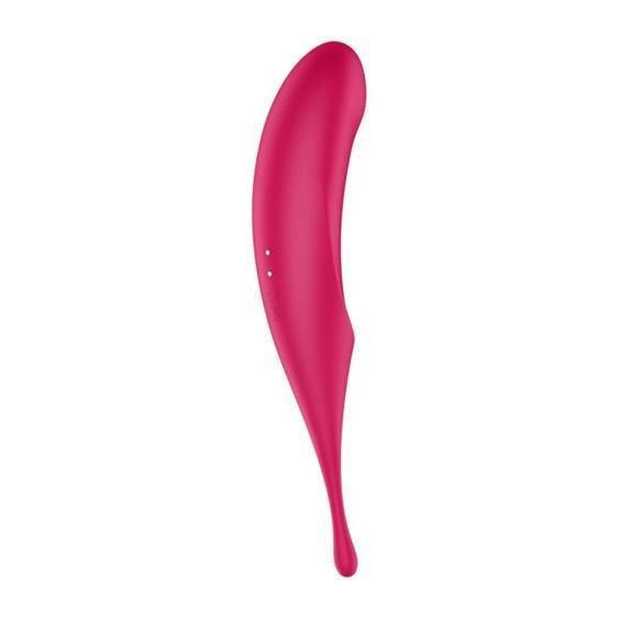 Вакуумний кліторальний стимулятор - Satisfyer Twirling Pro Red Sex Aura Київ - фото 4