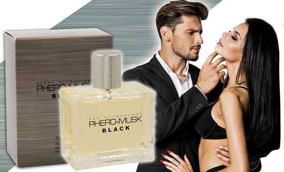 Духи з феромонами для чоловіків PHERO-MUSK BLACK, 100 ml Sex Aura Київ