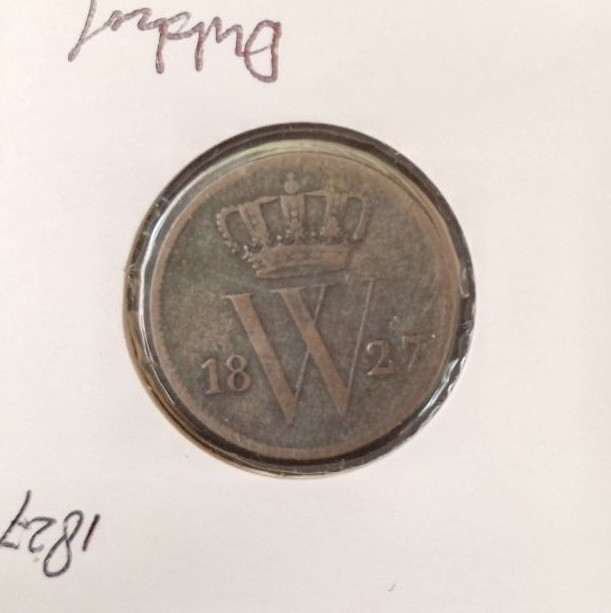 Голландия / Нидерланды 1 цент 1827 монета Полтава - изображение 1