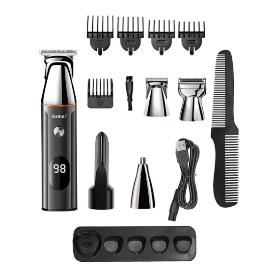 Беспроводной универсальный стайлер Kemei Km-5857 (10 в 1) Винница