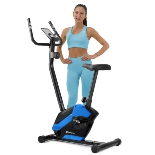 Велотренажер магнітний Hop-Sport 045H Eos чорно-синій Київ - фото 3