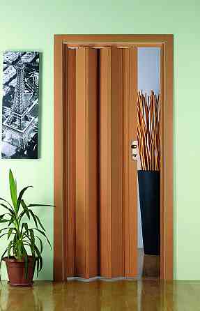 Двері гармошка глуха DiCi Doors "Бук Європейський" 820х2030х6мм DiCi-6 №102 Дніпро