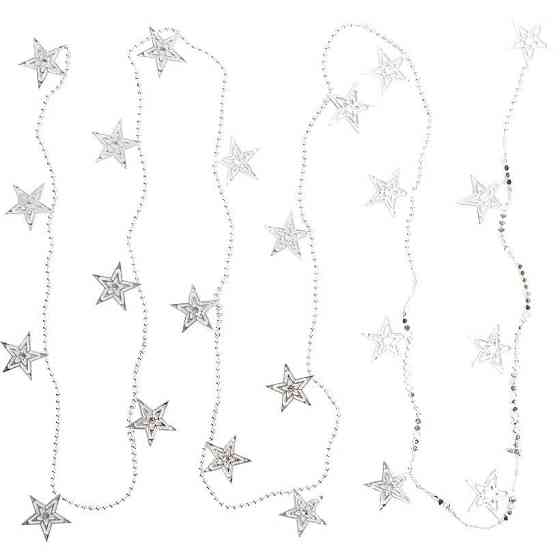Декоративне намисто на ялинку "Зірочки" XYA-319 розмір 2,7 м Вінниця