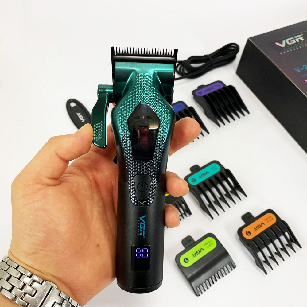 Машинка для стрижки волосся і потилиці, Машинка-тример для стрижки бездротова Машинка підстригання ZX-34 Івано-Франківськ - фото 6