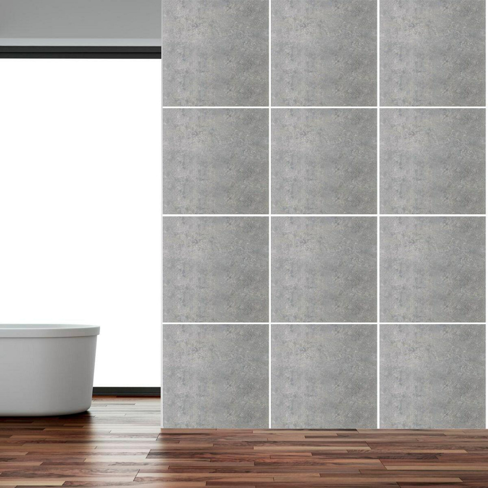 Декоративная ПВХ плита 600х600х3мм Бетон (S) SW-00001631 Днепр - изображение 2