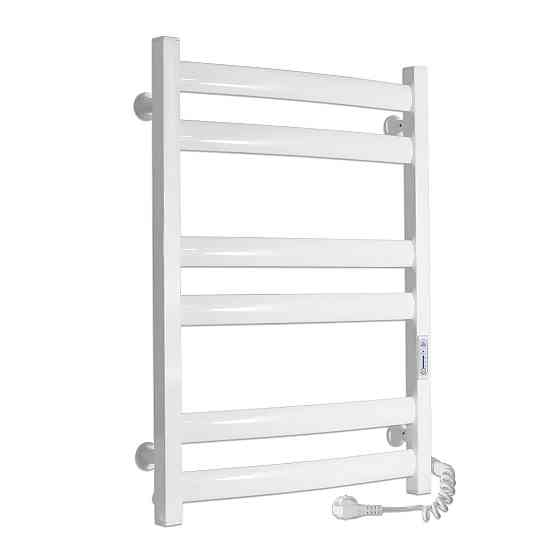 Электрический полотенцесушитель Laris Зебра Атлант ЧК6 500Х700 Э белый Киев