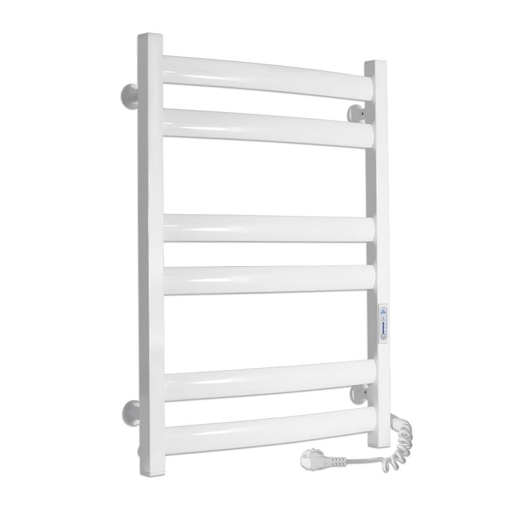 Электрический полотенцесушитель Laris Зебра Атлант ЧК6 500Х700 Э белый Киев - изображение 1