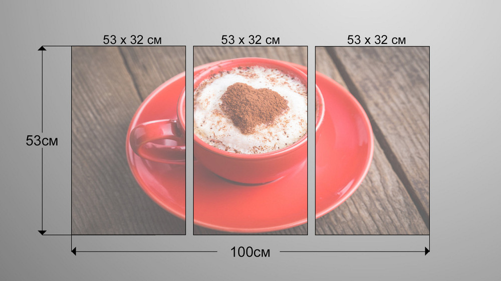 Модульна картина Кави Art-25_3А Київ - фото 3