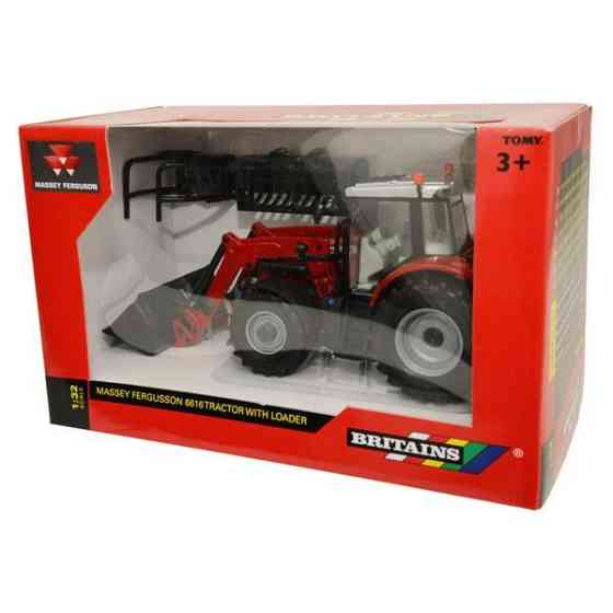 Модель Britains Трактор Massey Ferguson з фронтальним навантажувачем 1:32 (43082) Харків
