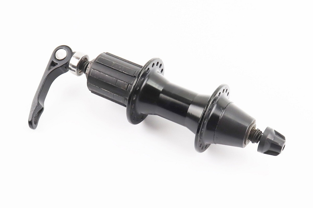 Втулка задня MTB алюмінієва 14Gx36H під касету 8-10зв, V-brake, кріпл. ексцентрик, чорна KT-W5ER Київ - фото 2