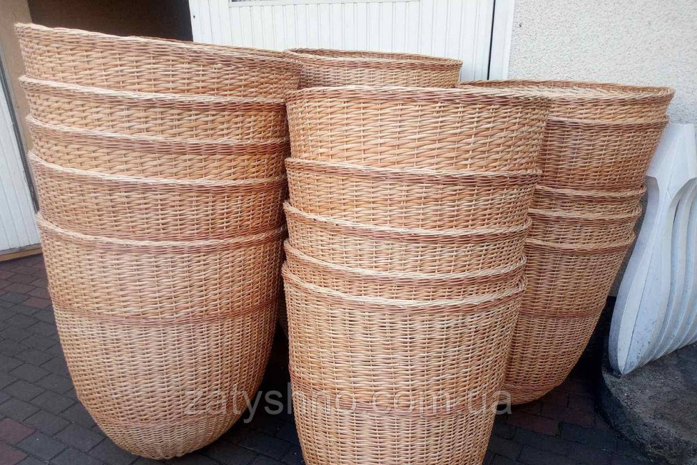 Плетені люстри купол з лози в кафе або ресторан Київ - фото 3