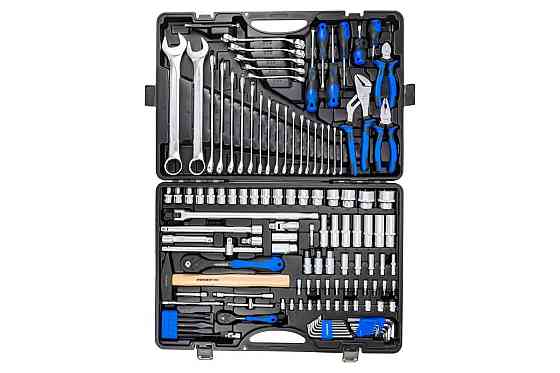 Набір інструментів 128 пр.1/4"1/2"(6 гр.) (головки 4-32 мм, ключі 6-32 мм) FORSAGE F-41282-5 Одеса