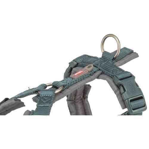 Шлей Trixie Premium для собак трекинговый M 53–64 см 20 мм сине-серый Киев