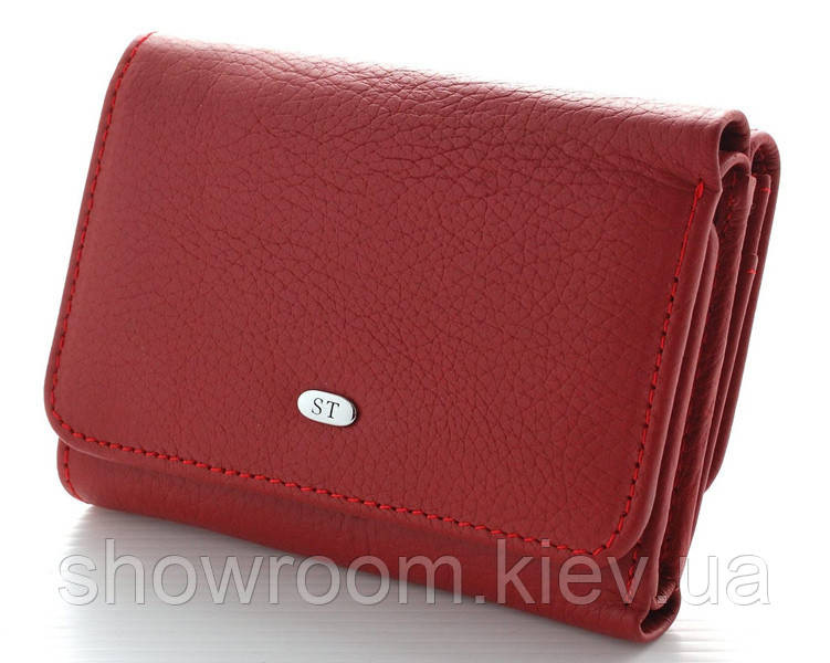 Жіночий шкіряний гаманець (4031) червоний Київ - фото 1