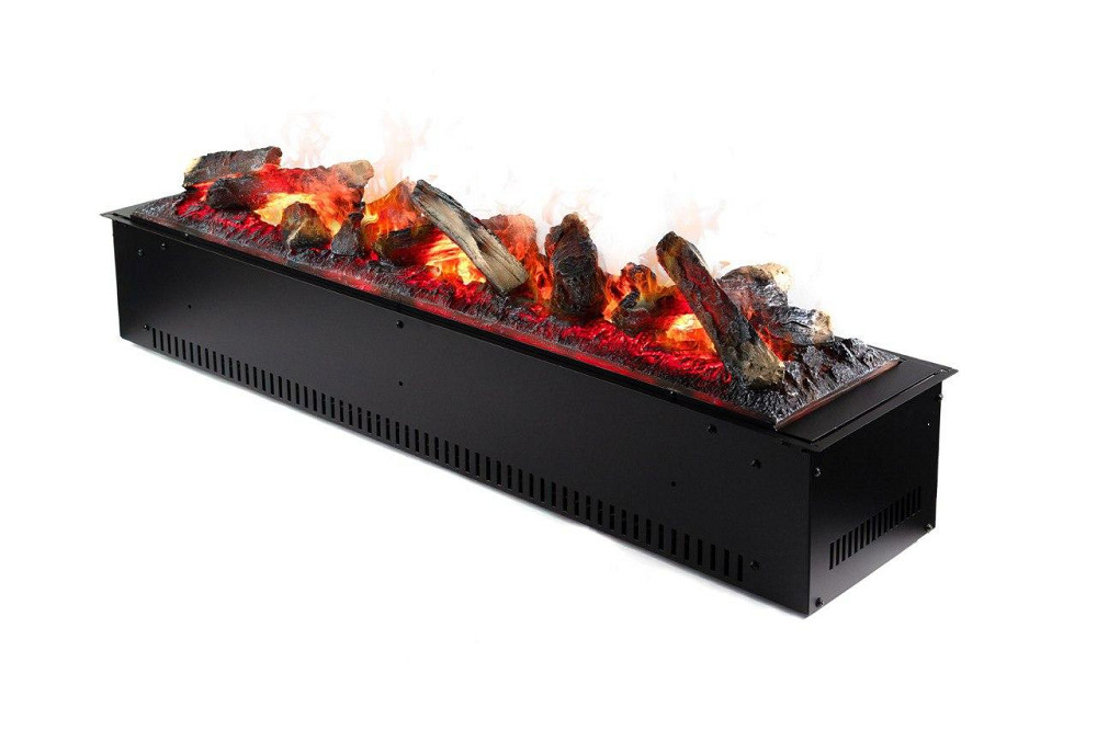 Электрокамин паровой A-Fire Cassette SF100 LOG Multicolor с настоящим 3D эффектом пламени, звуком, дровами и Киев - изображение 9