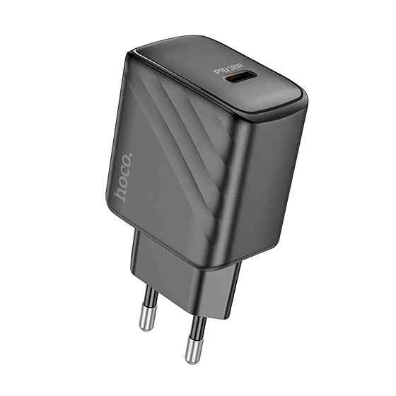 Мережевий зарядний пристрій HOCO CS22A Value single port PD30W charger Black (6942007609913 ) Київ