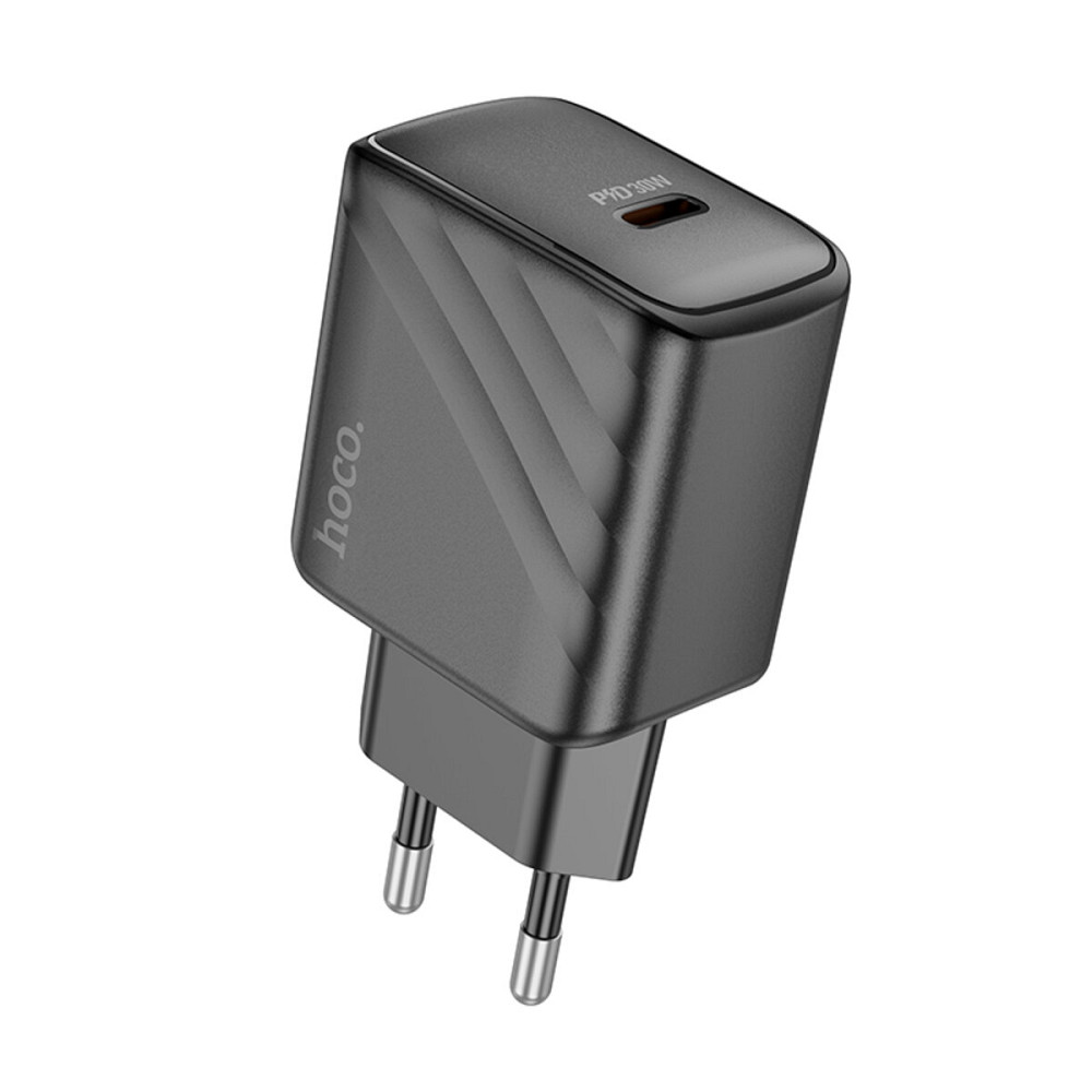 Мережевий зарядний пристрій HOCO CS22A Value single port PD30W charger Black (6942007609913 ) Київ - фото 3