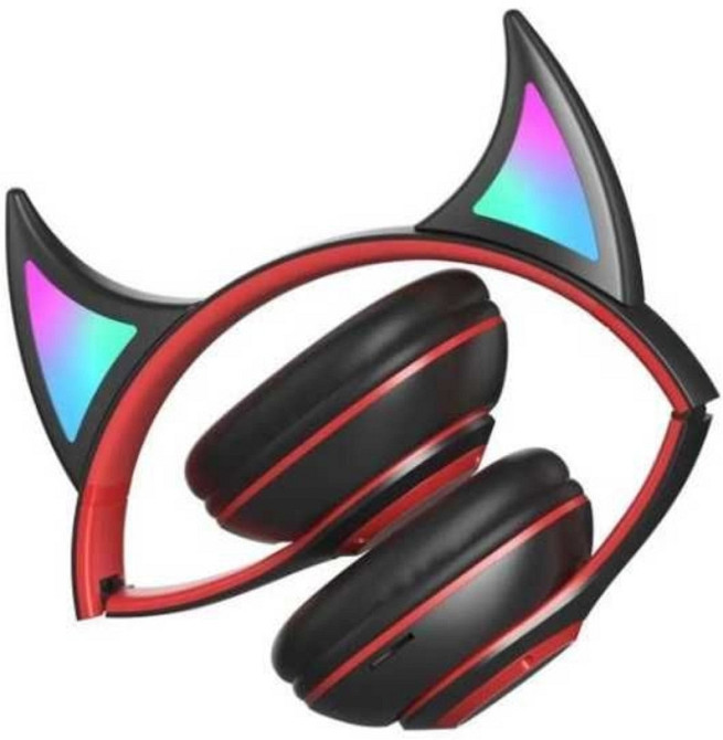 Детские наушники Bluetooth Cat STN-25 ушки сатаны с RGB подсветкой. Харьков - изображение 1