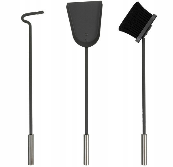 Набір камінних приналежностей 4в1 з підставкою в стилі лофт Kaminer (25970) Нововолинськ - фото 3