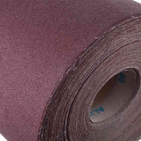 Шкурка шліфувальна, тканинна основа, К80, 200 мм × 50 м INTERTOOL BT-0718 Київ