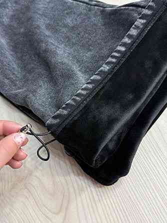 Костюм жіночий Joy One 2166-11 утеплений варений худі зі штанами палаццо чорний, чорний, M Київ