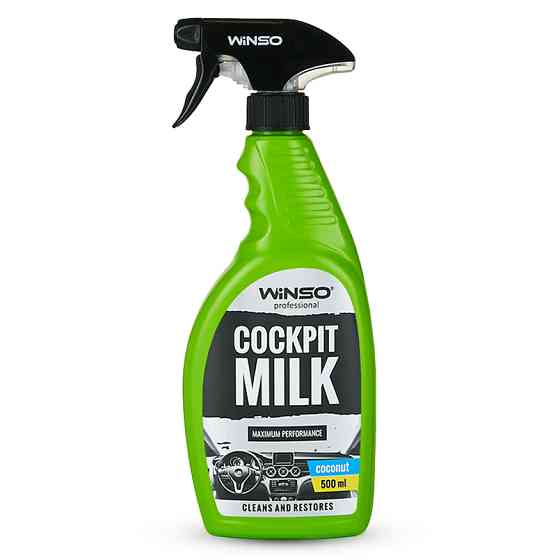 Поліроль-молочко для панелі приладів Winso Cockpit Milk Professional Кокос 500мл Львів
