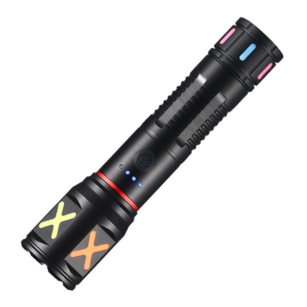 Надпотужний ліхтар лід, LED ліхтар із зарядкою, Оригінальний ручний ліхтар Кращий тактичний ZR-96 Львів - фото 2