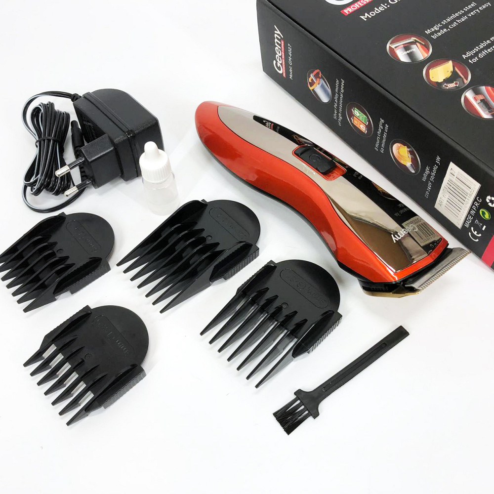 Професійний тример з набором насадок, Стильна машинка для стрижки, Електробритва для стрижки голови RI-27 Івано-Франківськ - фото 2