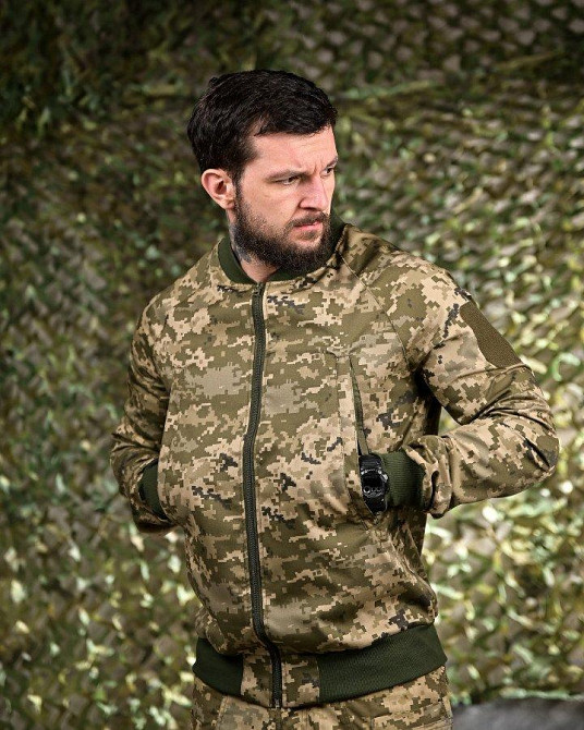 Вітровка бомбер STATUS піксель ДЛ7018 Одеса - фото 2