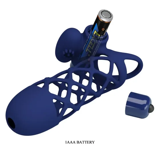 Насадка с вибрацией Pretty Love - Powerful ring, 10 vibration functions, BI-026236-3 Sex Aura Киев