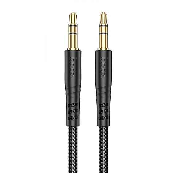 Аудiокабель HOCO UPA24 Smooth AUX audio cable Black Киев