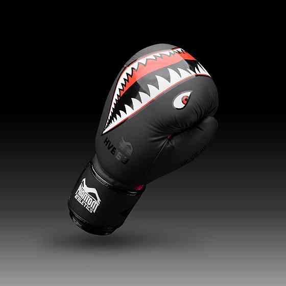 Боксерські рукавиці Phantom Fight Squad Schwarz Black 16 унцій Луцьк