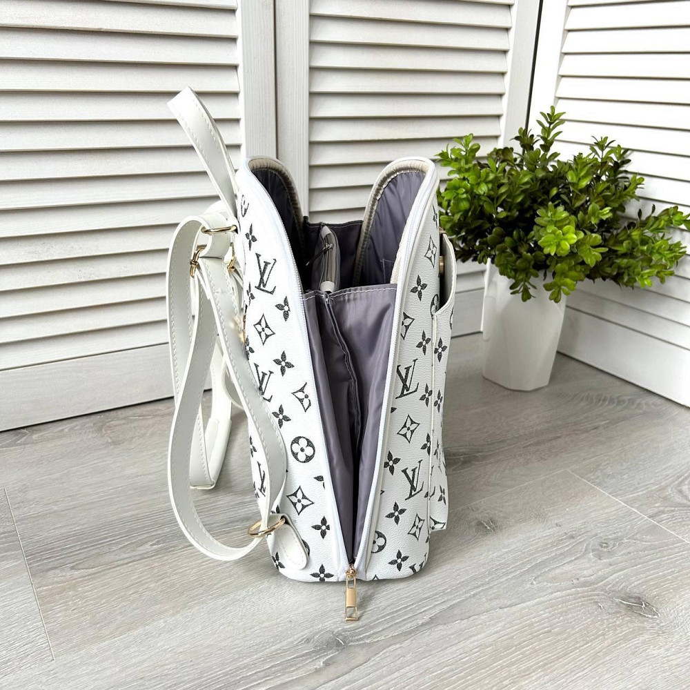 Брендовый женский рюкзак-сумка. Женский маленький брендовый рюкзак-сумка 707 Киев - изображение 8