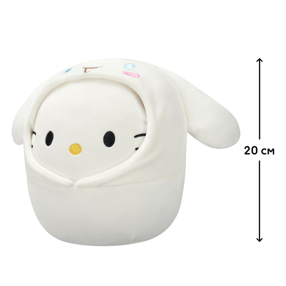 М'яка іграшка Squishmallows - Хелоу Кітті в образі Сіннаморолл (20 cm) Днепр - изображение 5