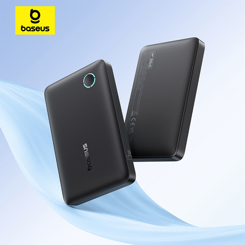 Павербанк 10000 mAh Baseus EnerFill FP11 15W Type-C кабель у комплекті Type-C Cosmic Black power bank повербанк Одеса - фото 9