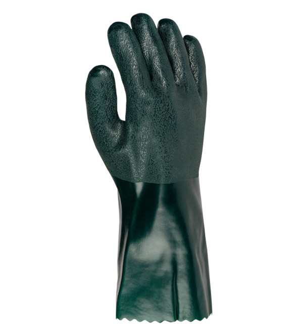 Doloni рукавички робочі захисні на бавовняній основі з ПВХ покриттям, розмір 9, D-Fender 3895 Рівне - фото 1