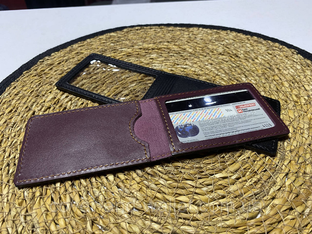 Універсальна обкладинка на права і ID карту з гербом України P-Leather Київ - фото 4