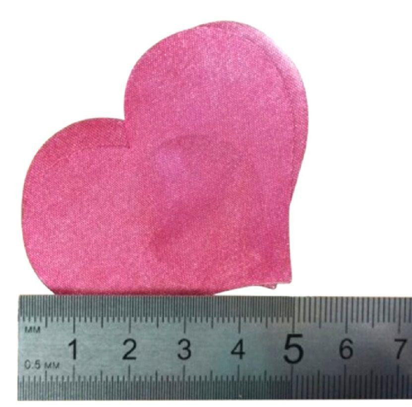 Наклейки на груди сердечка 6 на 5 см рожевий Київ - фото 3