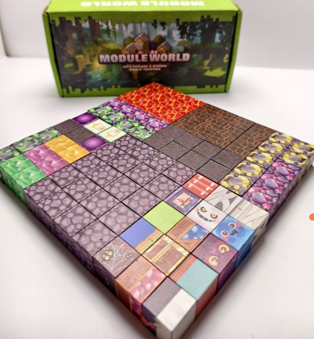 Конструктор магнитный Майнкрафт 100 блоков Харьков - изображение 3