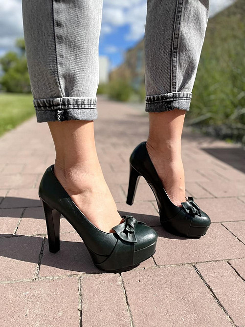 Stepter Туфлі жіночі Stepter темно-зелені натуральна шкіра 38р. (4290) Коломия - фото 8