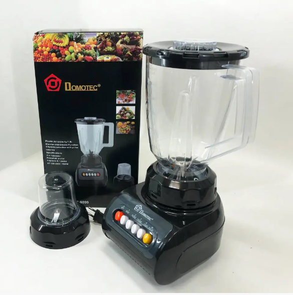 Блендер 2в1 з чашею та кофемолкою DOMOTEC MS-9099, 250Вт чаша 1.5л, 4 швидкості Одеса - фото 2