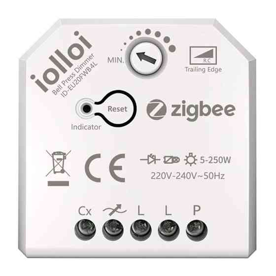 Розумний регулятор яскравості iolloi ID-EU20FWB4L | ZigBee Луцьк